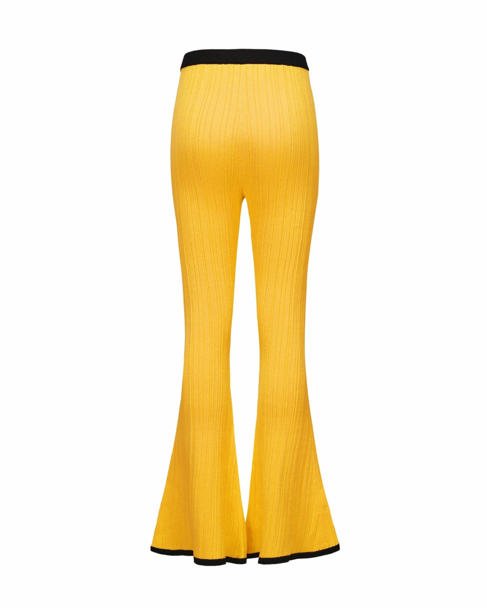 Eliza Pants: Yellow Knit Pants for Resort Brunch | Nana Jacqueline