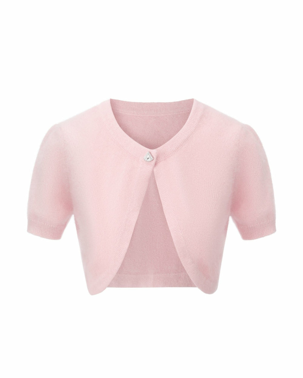 Elara Knitted Cropped Cardigan: Pink Cardigan for Brunch | Nana Jacqueline