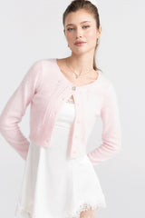 Mirabelle Knitted Cardigan: Pink Cardigan for Brunch | Nana Jacqueline