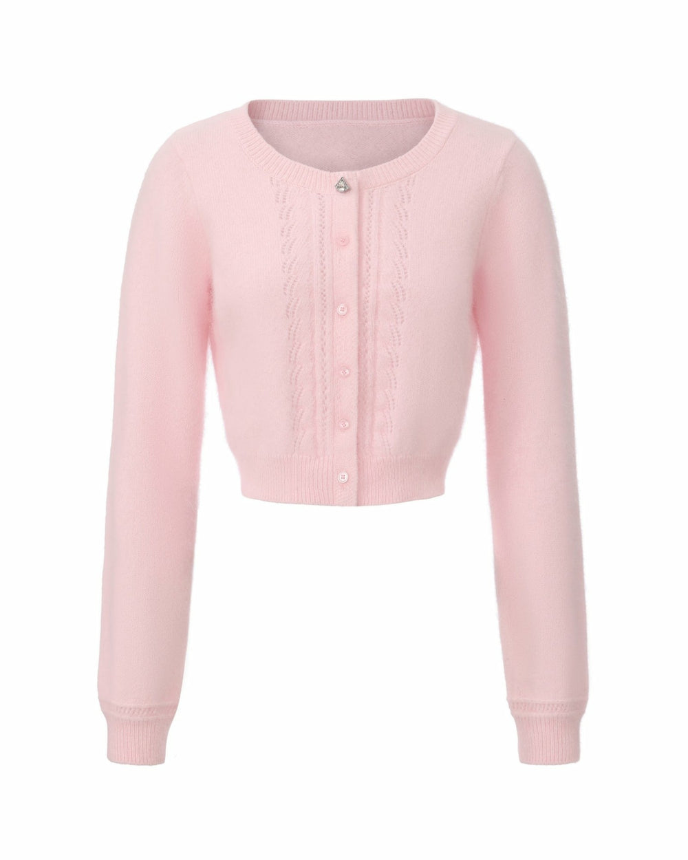 Mirabelle Knitted Cardigan: Pink Cardigan for Brunch | Nana Jacqueline