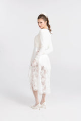 Mirabelle Knitted Cardigan: White Cardigan for Brunch | Nana Jacqueline