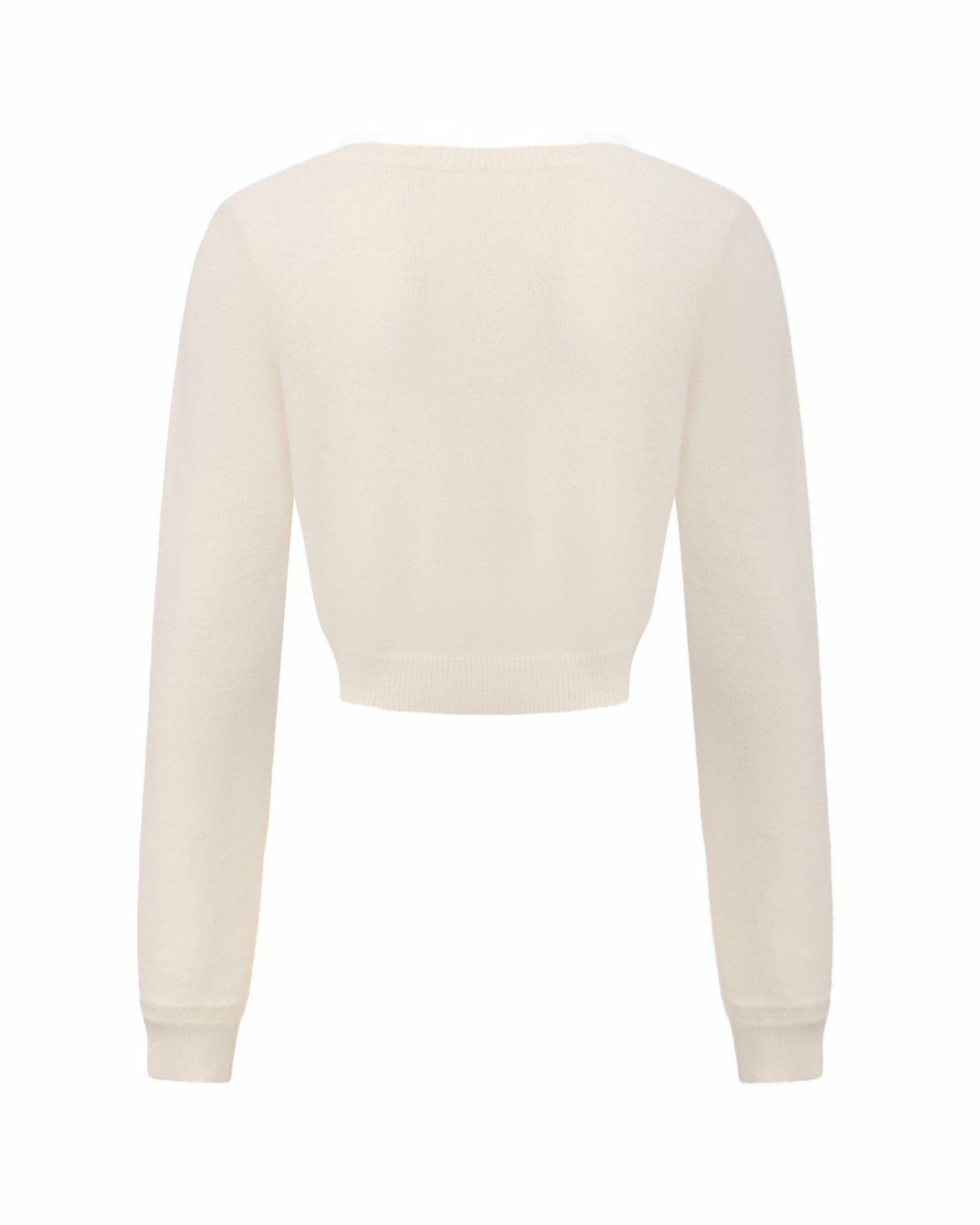 Mirabelle Knitted Cardigan: White Cardigan for Brunch | Nana Jacqueline