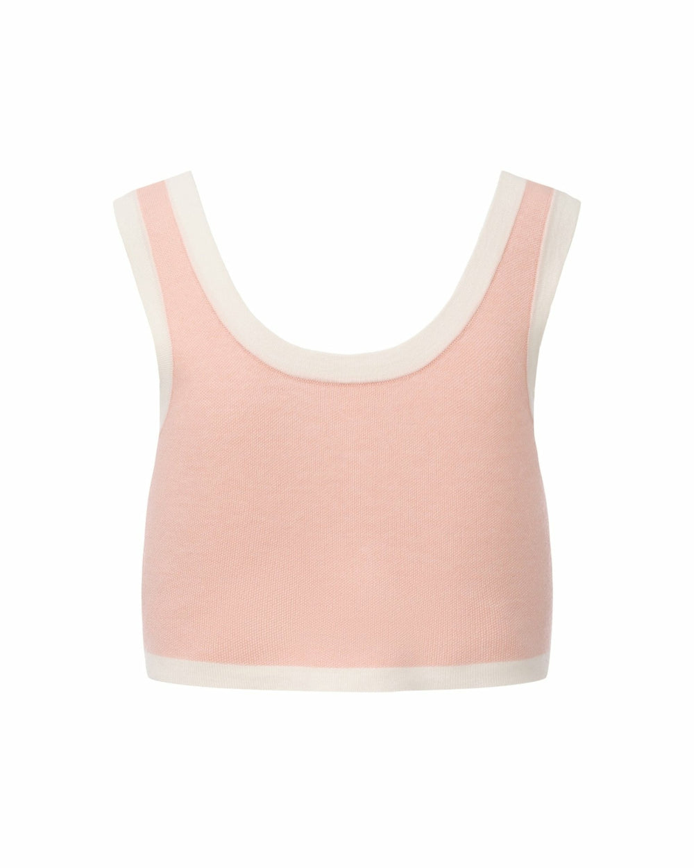 Lisette Contrast-Trim Pink Knit Three-Piece Set: Pink Knit Set for Country Club Brunch | Nana Jacqueline