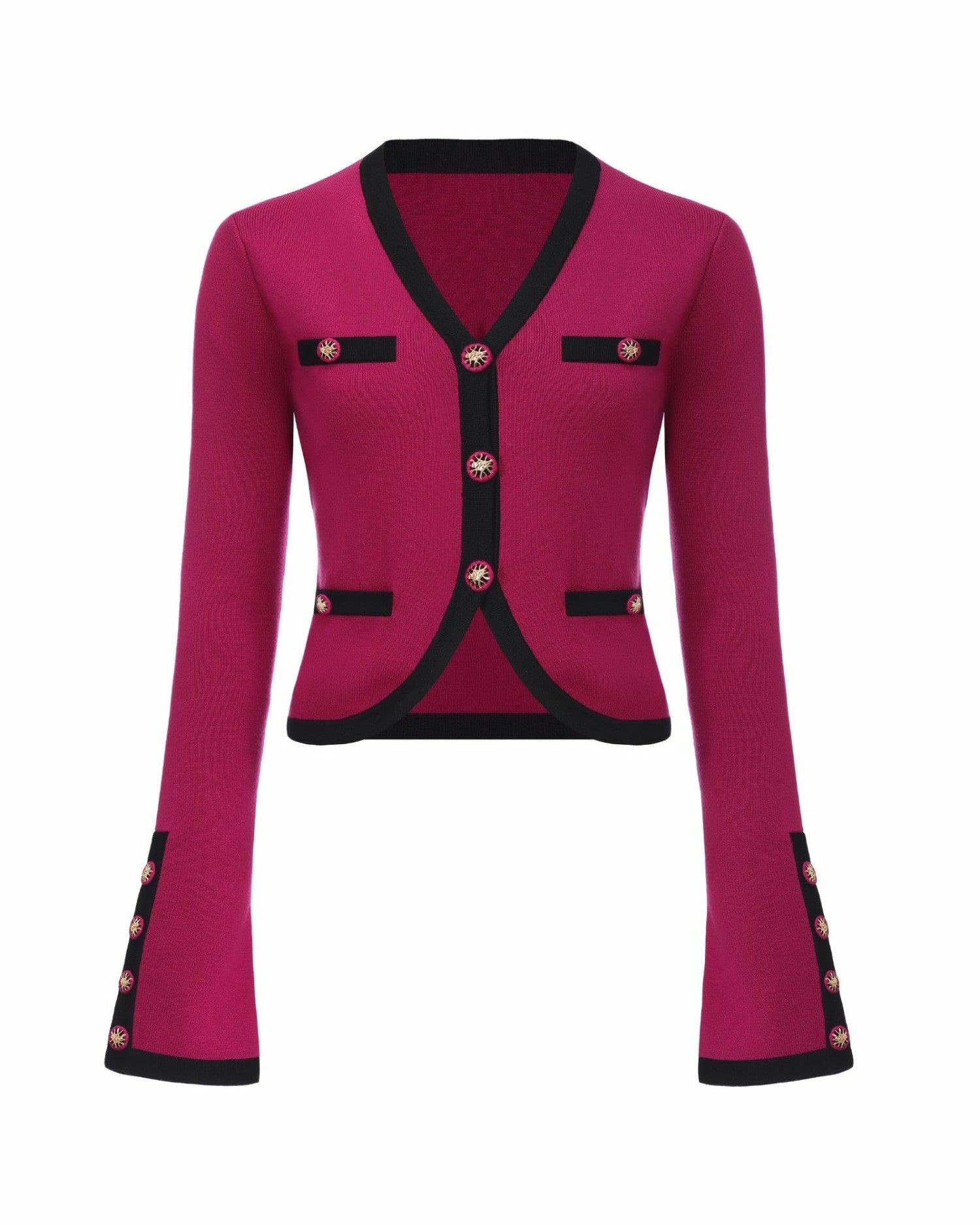 Lisette Knit Set: Magenta Knit Set for Country Club Brunch | Nana Jacqueline