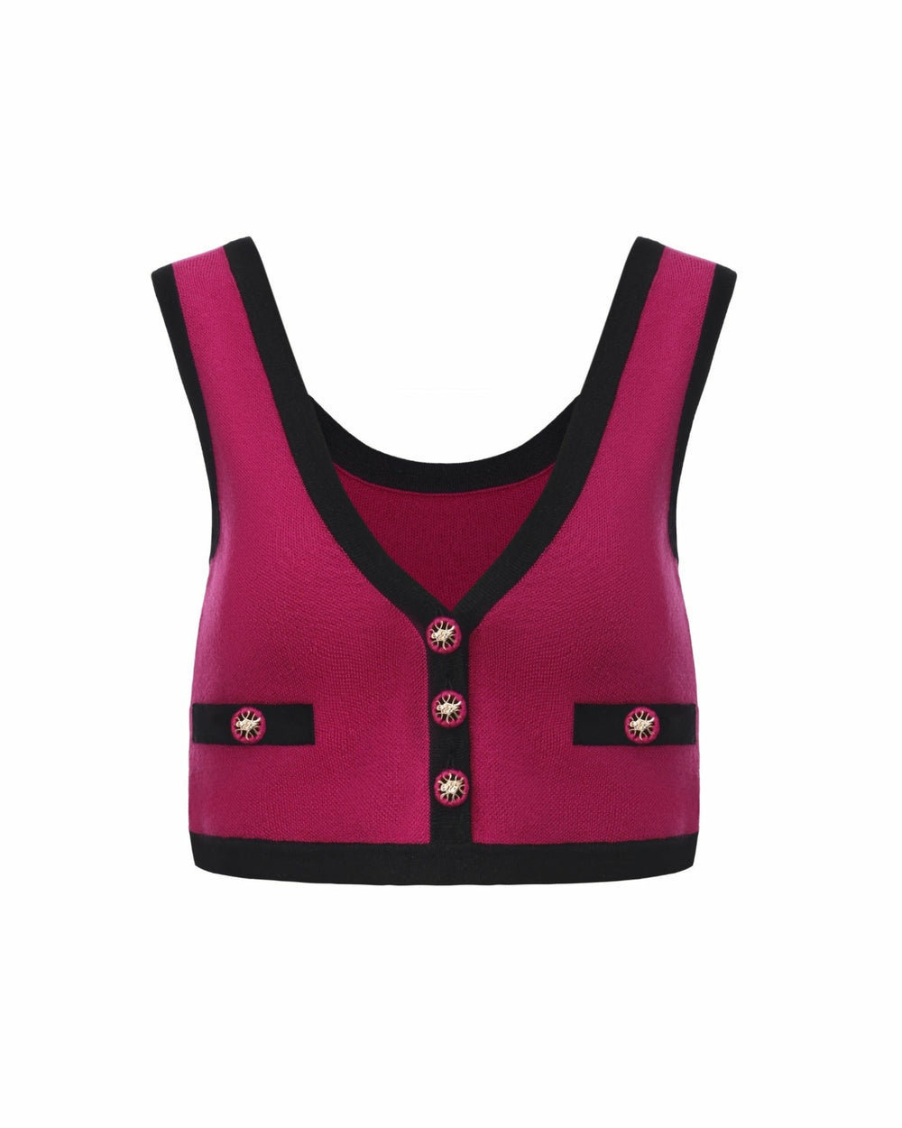 Lisette Knit Set: Magenta Knit Set for Country Club Brunch | Nana Jacqueline