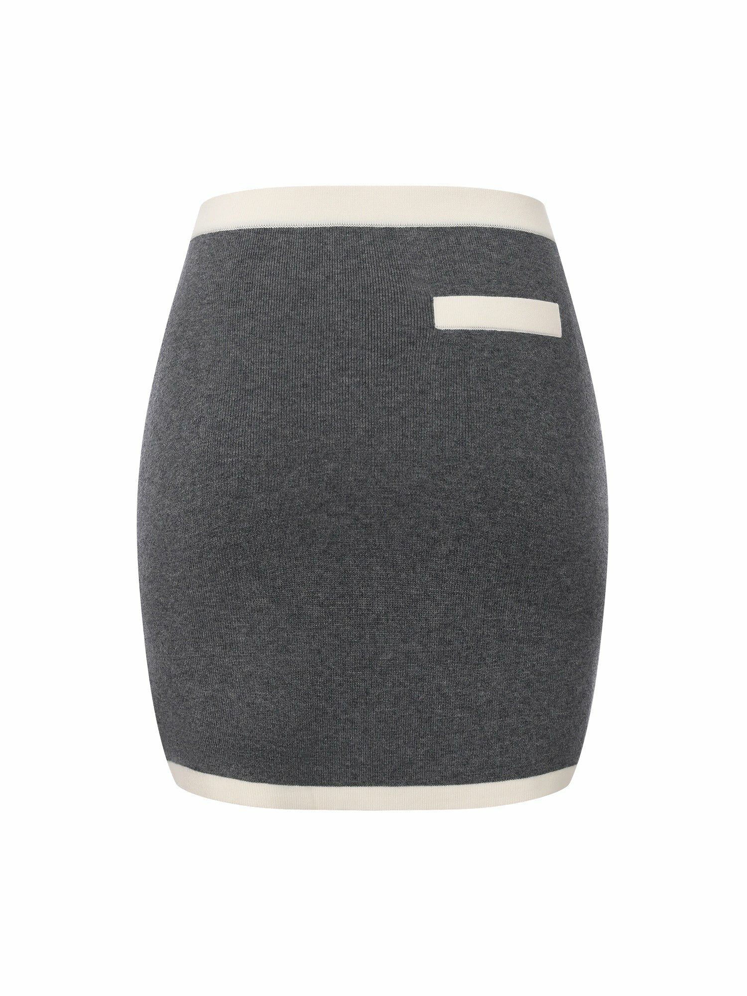 Grey Contrast-Trim Knit Three-Piece Set – Grey | Nana Jacqueline