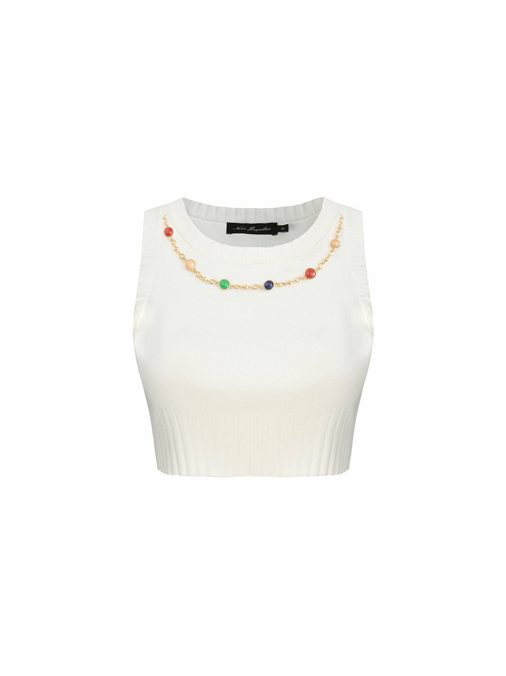 Kennedy Knit Top Set: White Knit Set for Resort Brunch | Nana Jacqueline