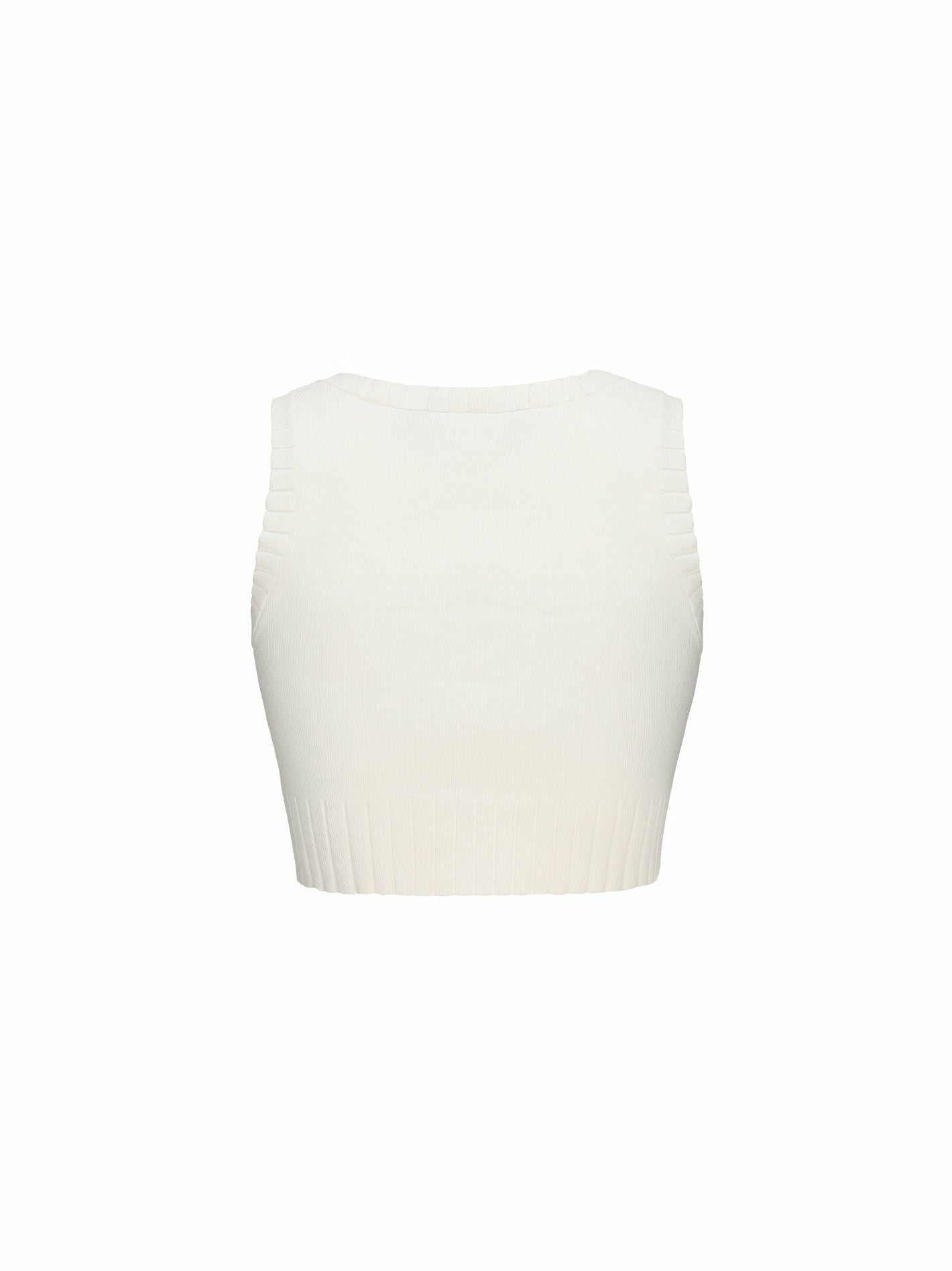 Kennedy Knit Top Set: White Knit Set for Resort Brunch | Nana Jacqueline