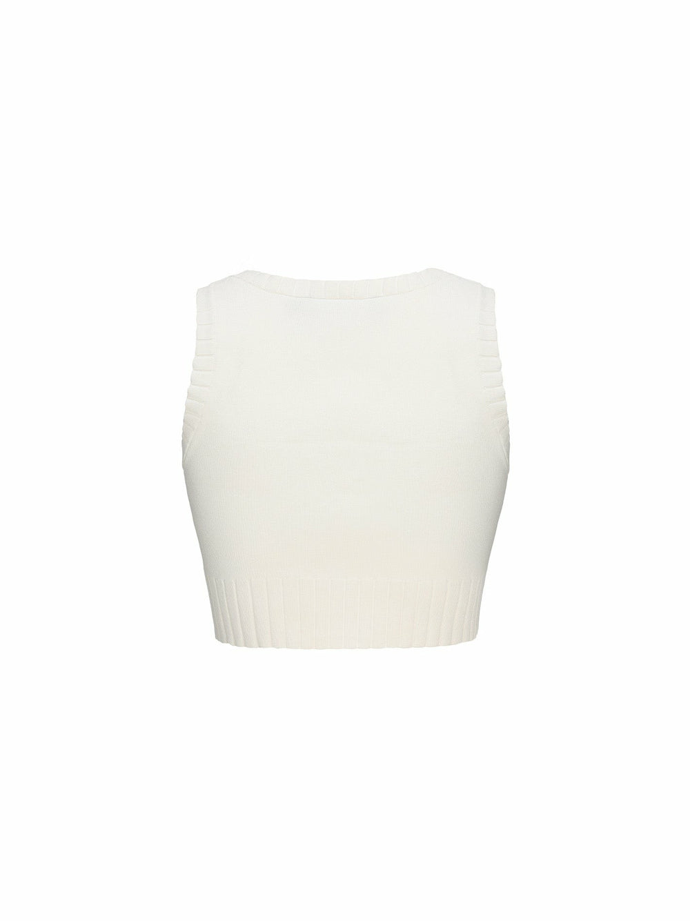 Kennedy Knit Top Set: White Knit Set for Resort Brunch | Nana Jacqueline