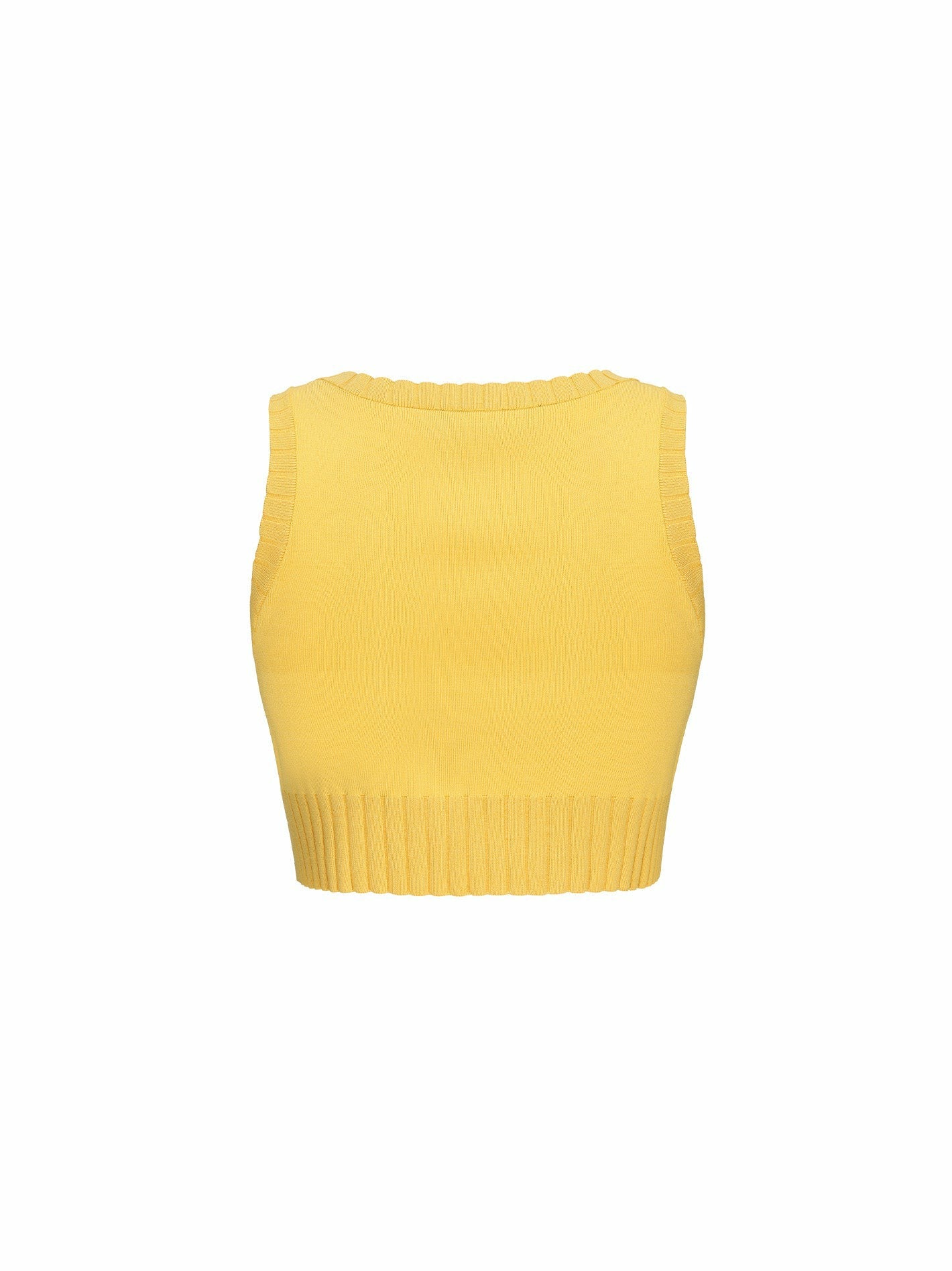 Kennedy Knit Top Set: Yellow Knit Set for Brunch | Nana Jacqueline
