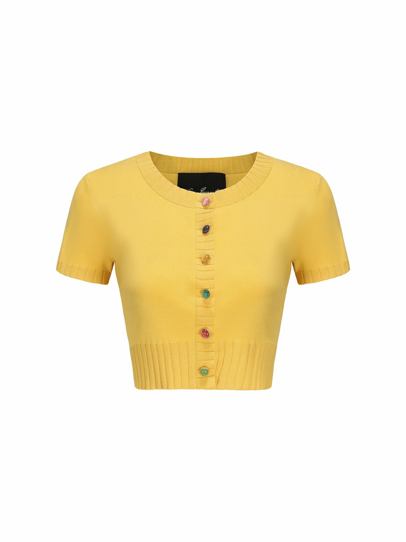 Kennedy Knit Top Set: Yellow Knit Set for Brunch | Nana Jacqueline