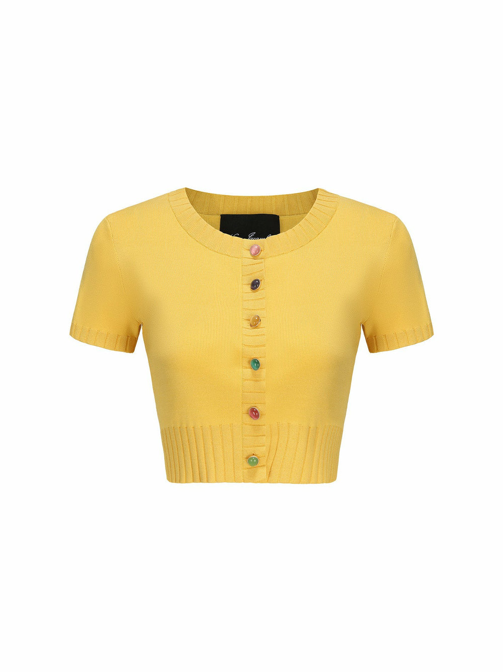 Kennedy Knit Top Set: Yellow Knit Set for Brunch | Nana Jacqueline
