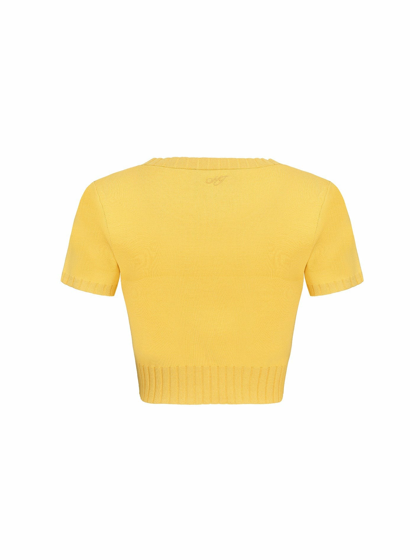 Kennedy Knit Top Set: Yellow Knit Set for Brunch | Nana Jacqueline