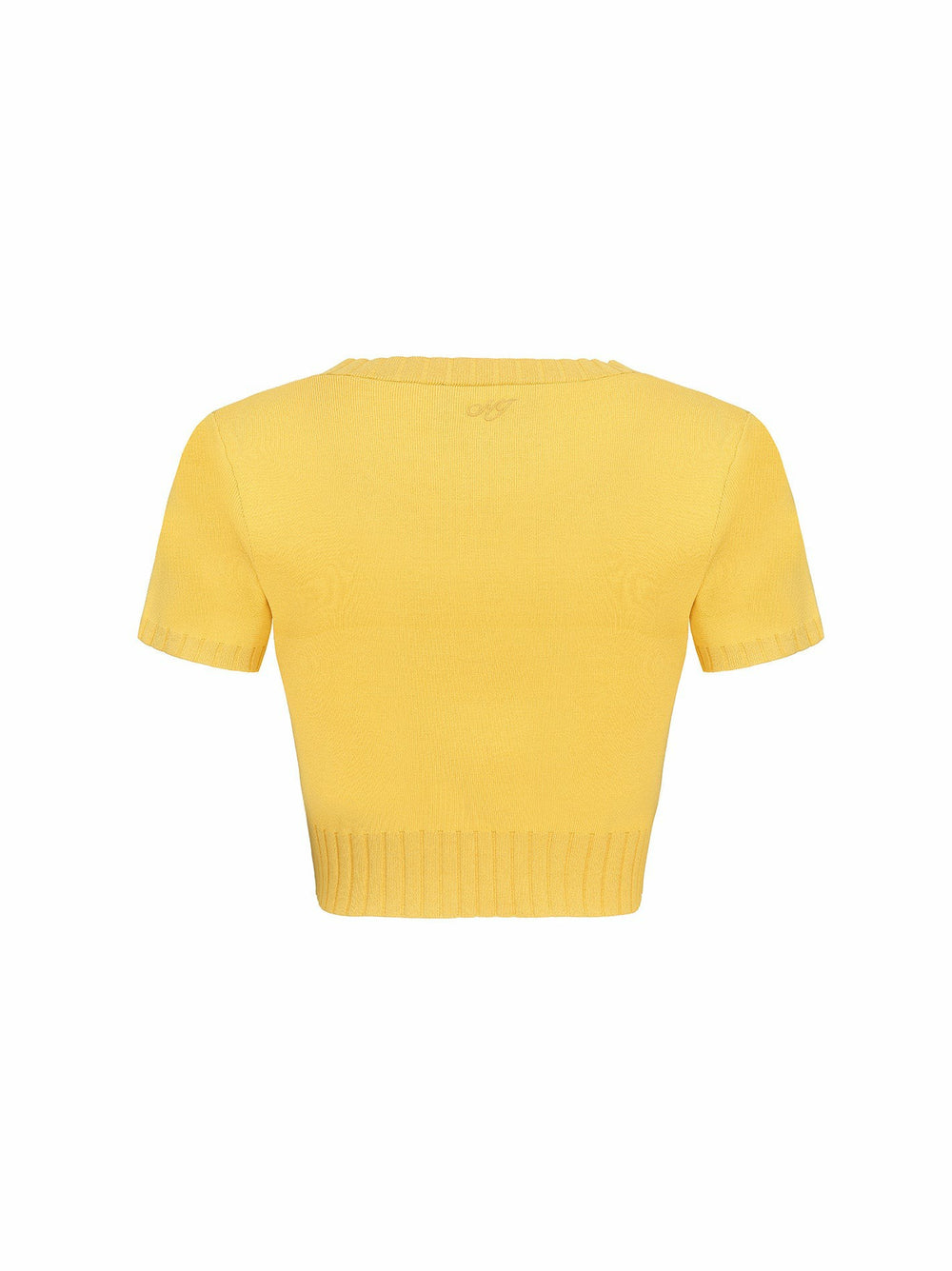 Kennedy Knit Top Set: Yellow Knit Set for Brunch | Nana Jacqueline
