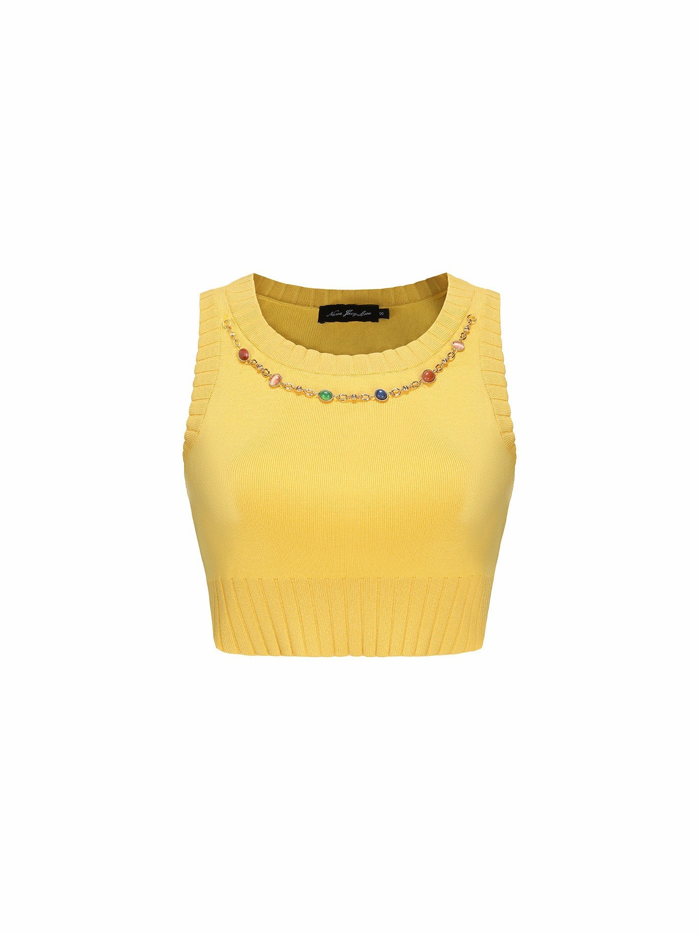 Kennedy Knit Top Set: Yellow Knit Set for Brunch | Nana Jacqueline