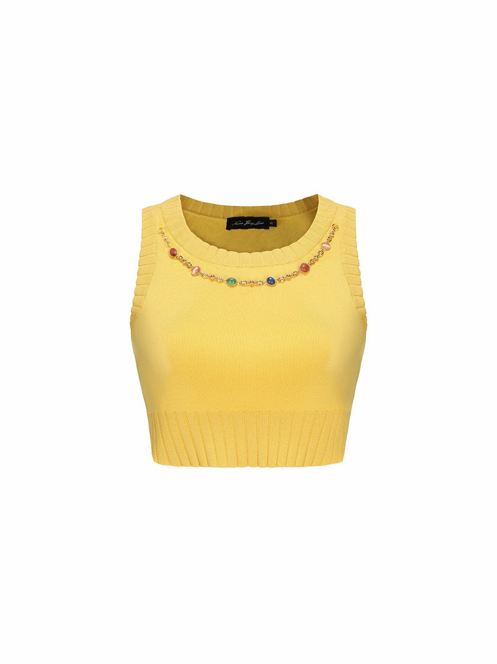 Kennedy Knit Top Set: Yellow Knit Set for Brunch | Nana Jacqueline
