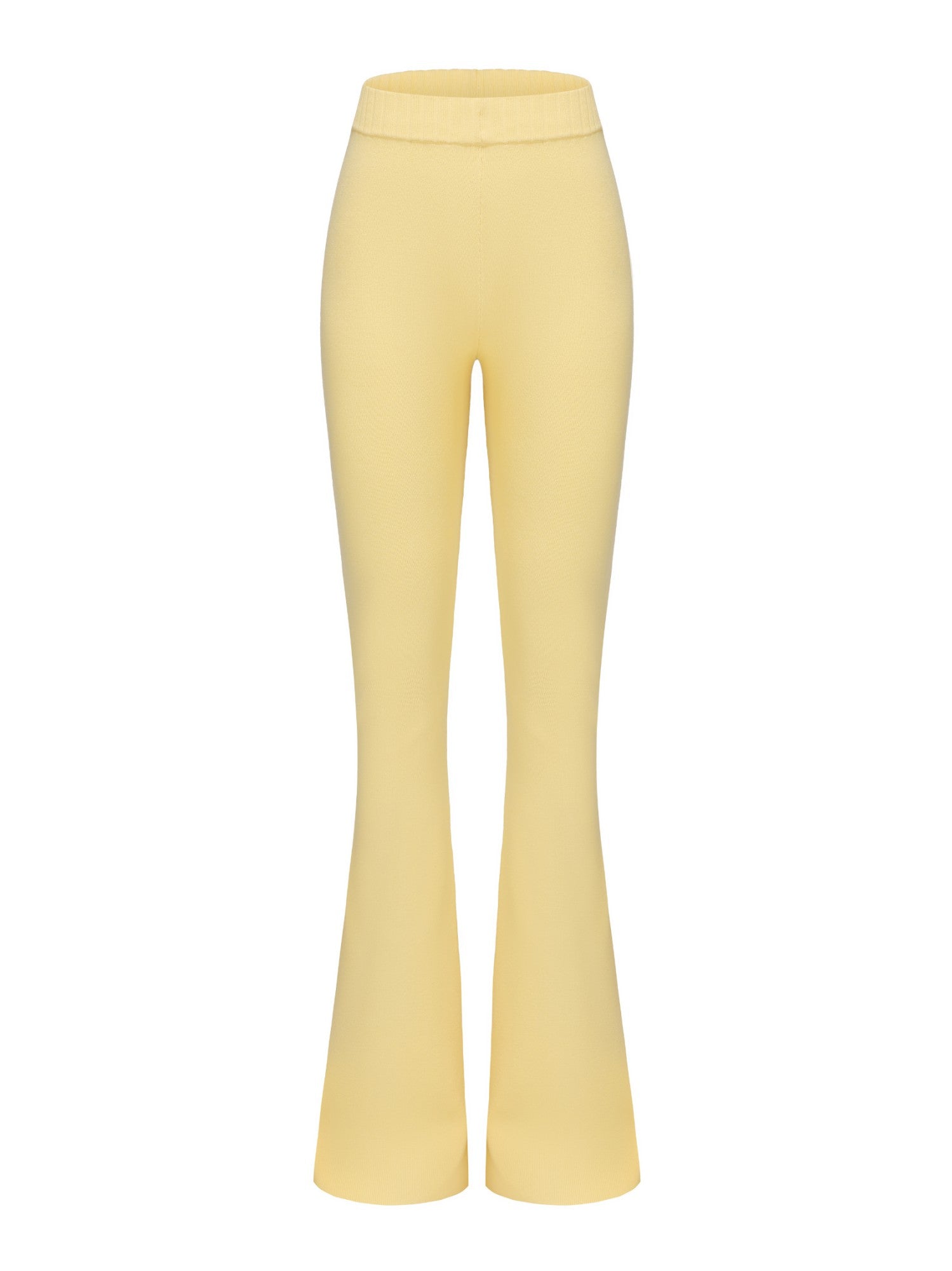 Holly Pants: Yellow Knit Pants for Resort Brunch | Nana Jacqueline
