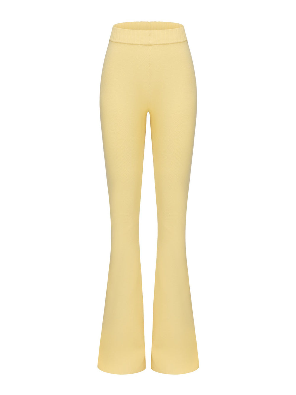 Holly Pants: Yellow Knit Pants for Resort Brunch | Nana Jacqueline