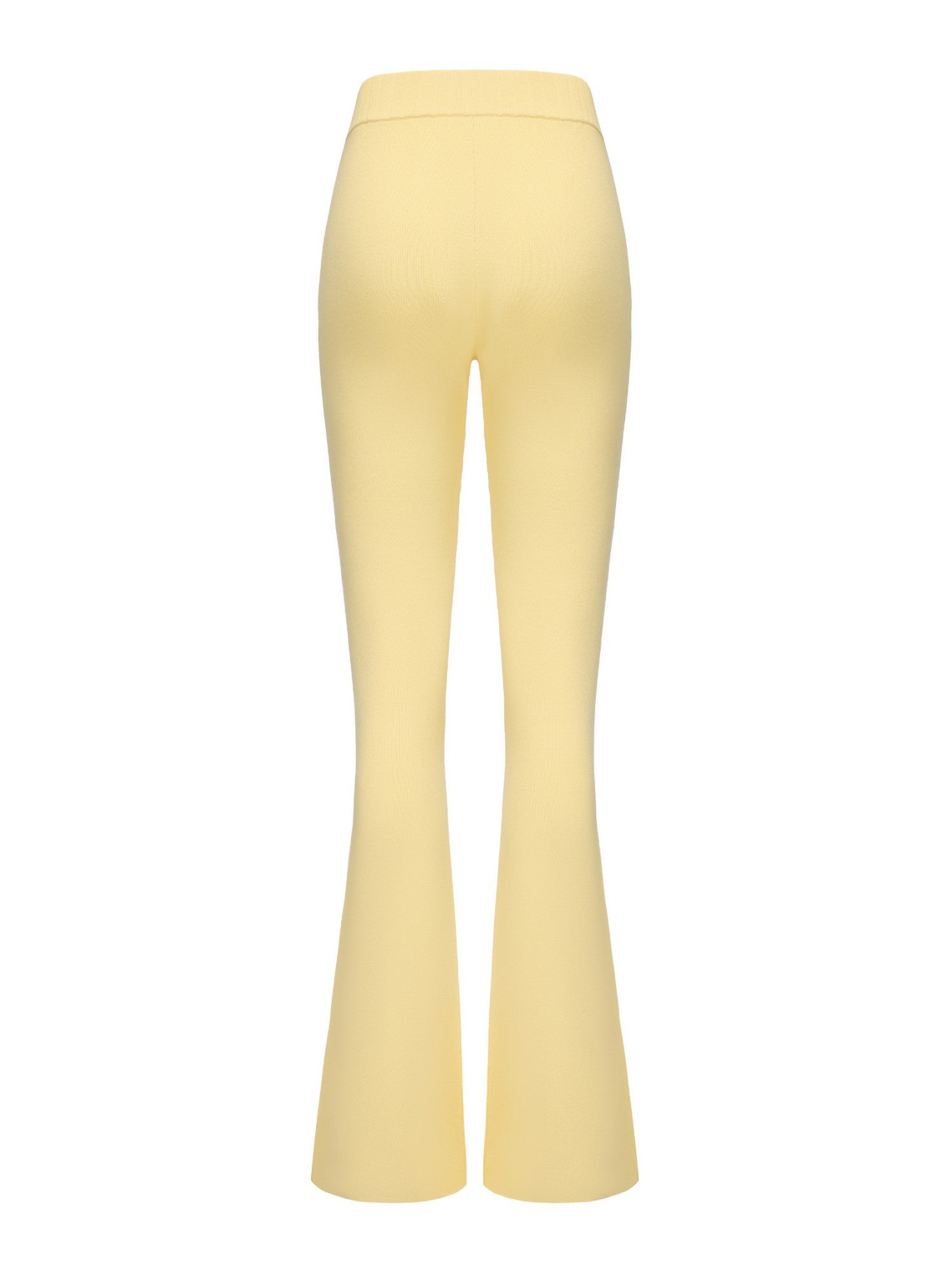 Holly Pants: Yellow Knit Pants for Resort Brunch | Nana Jacqueline