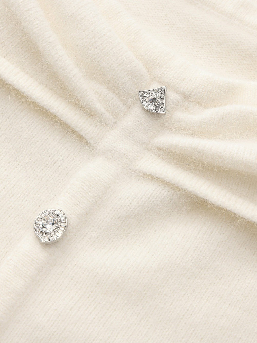 Brigitte Off-Shoulder Knit White Top: White Knit Top for Brunch | Nana Jacqueline