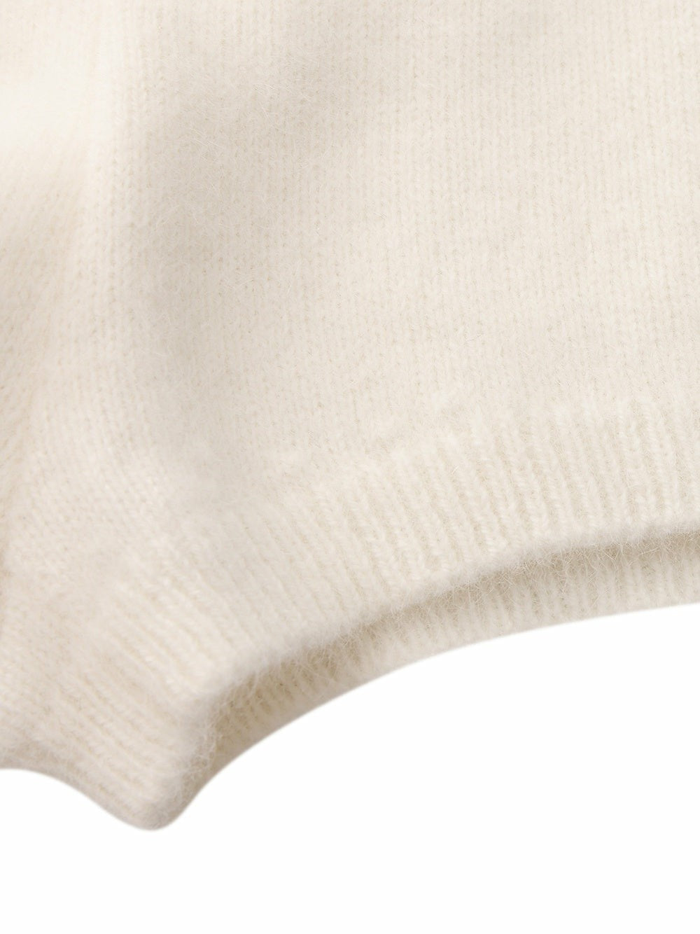 Brigitte Brushed Knit White Lounge Shorts | Nana Jacqueline