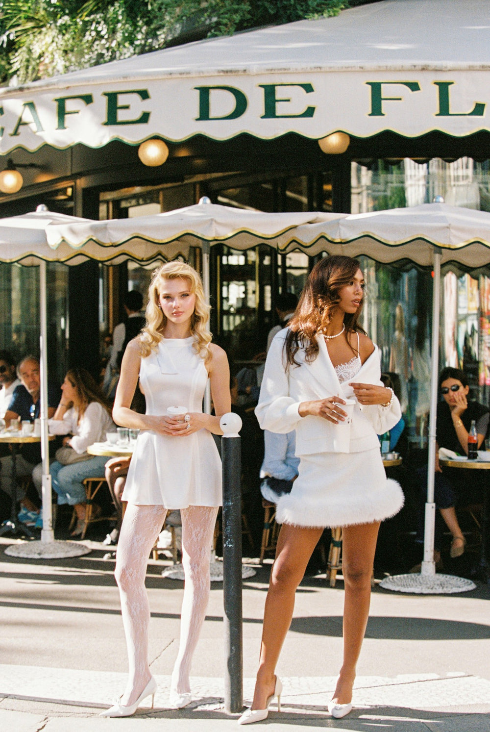 Anika Mini Skirt: White Mini Skirt for Holiday Party | Nana Jacqueline