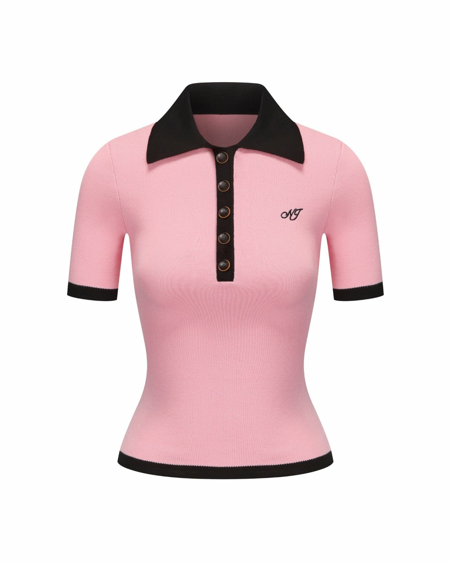 Hazel Polo Top: Pink Polo Top for Country Club Brunch | Nana Jacqueline
