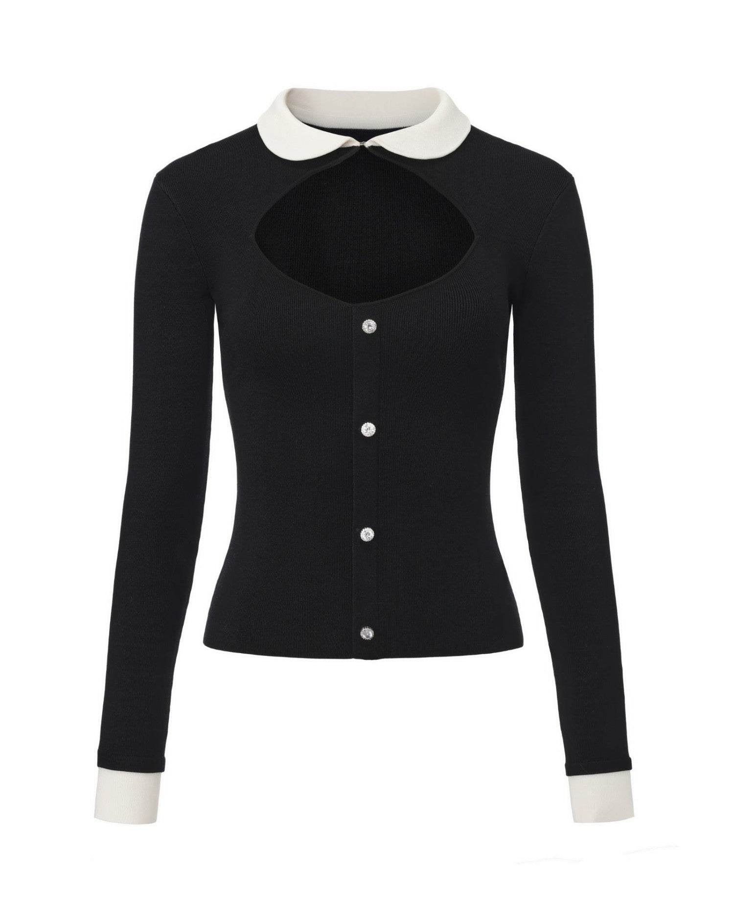 Isabella Knit Top: Black Knit Top for Brunch | Nana Jacqueline