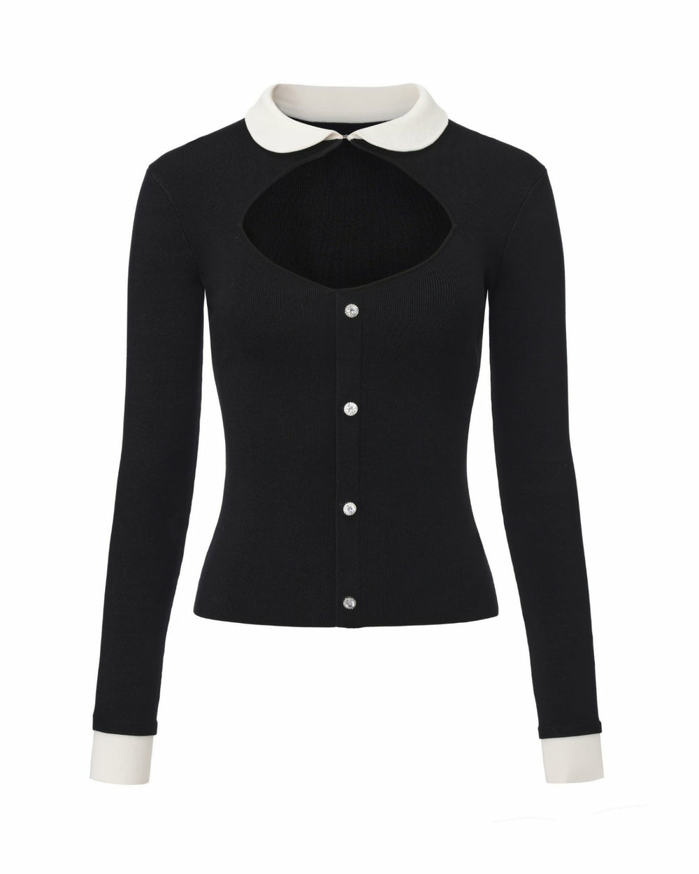 Isabella Knit Top: Black Knit Top for Brunch | Nana Jacqueline