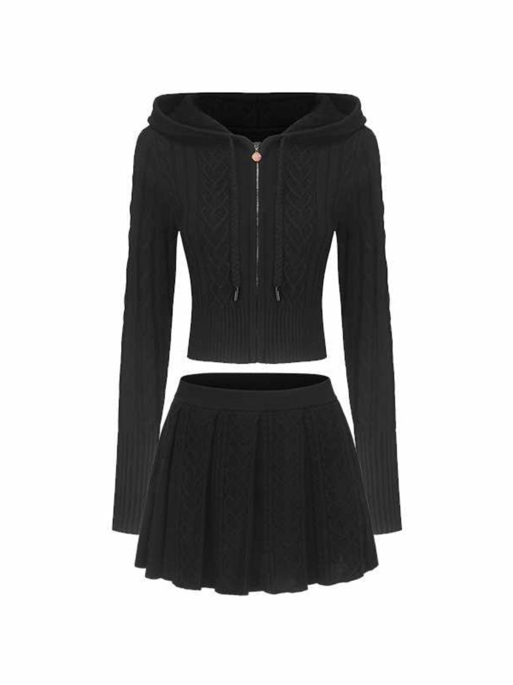 Jailina Knit Set: Black Knit Set for Brunch | Nana Jacqueline