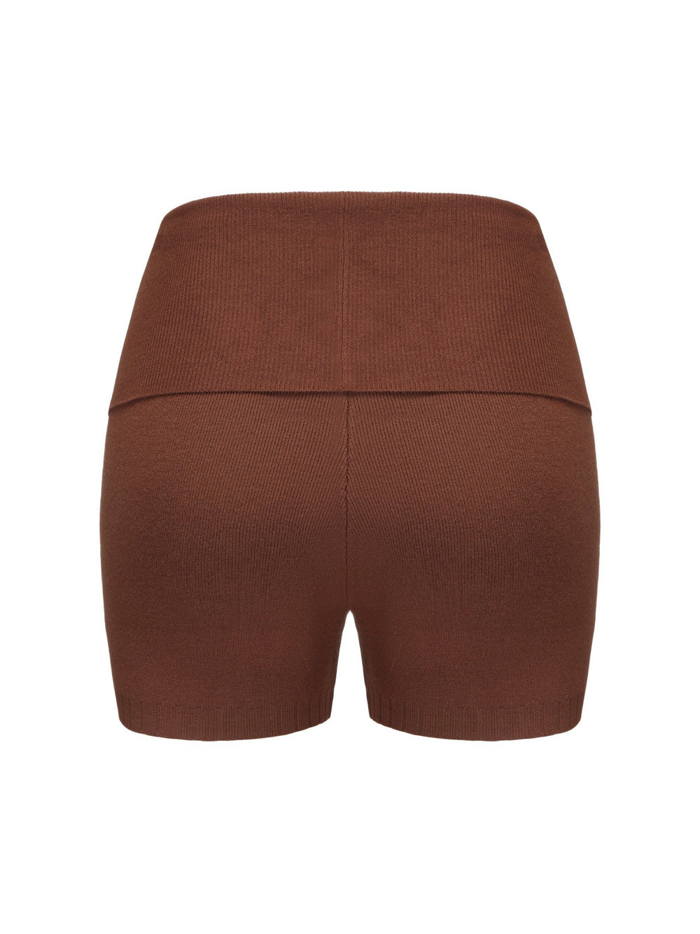 Holly Shorts: Brown Knit Shorts for Resort Outfit | Nana Jacqueline