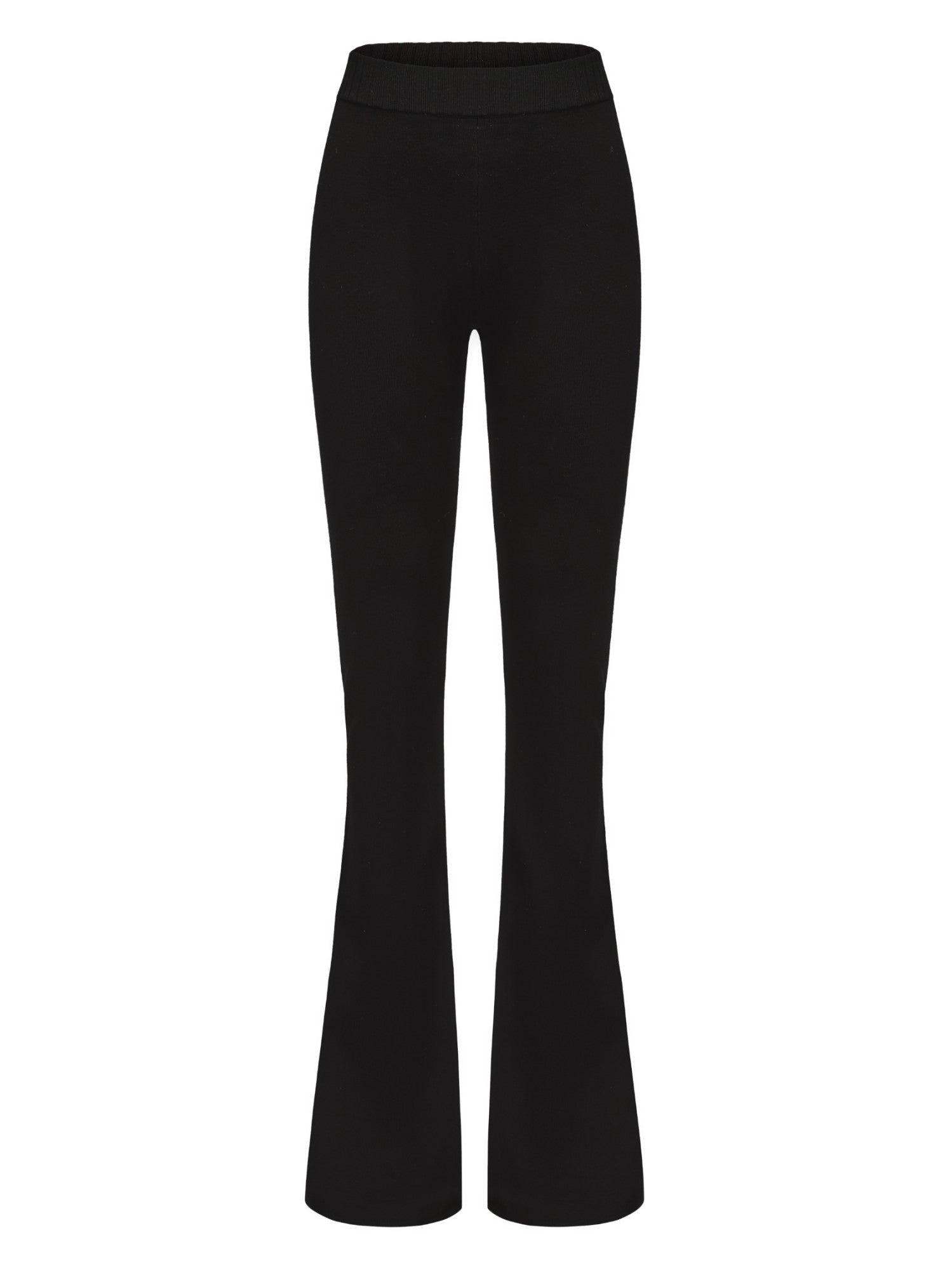 Holly Pants: Black Knit Pants for Resort Brunch | Nana Jacqueline