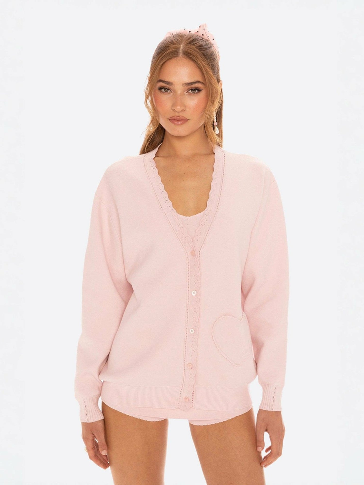 Carrie Cardigan: Pink Cardigan for Brunch | Nana Jacqueline