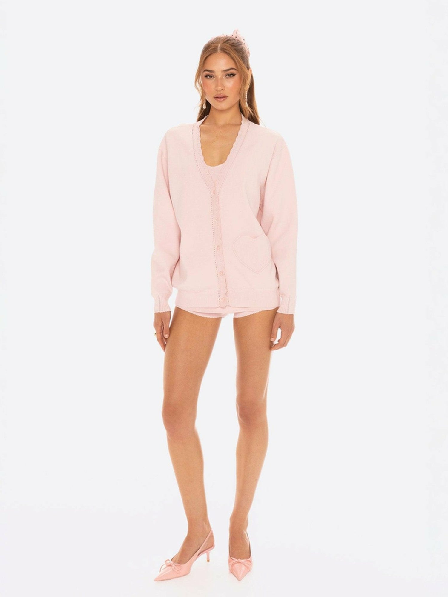 Carrie Cardigan: Pink Cardigan for Brunch | Nana Jacqueline