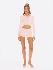 Jenna Cardigan: Pink Knit Cardigan for Brunch | Nana Jacqueline