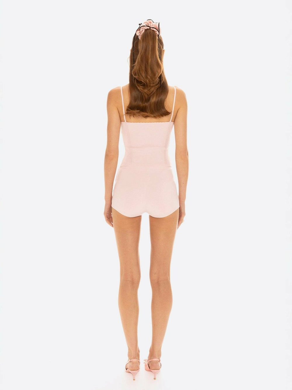 Carrie Shorts: Pink Knit Shorts for Resort Brunch | Nana Jacqueline
