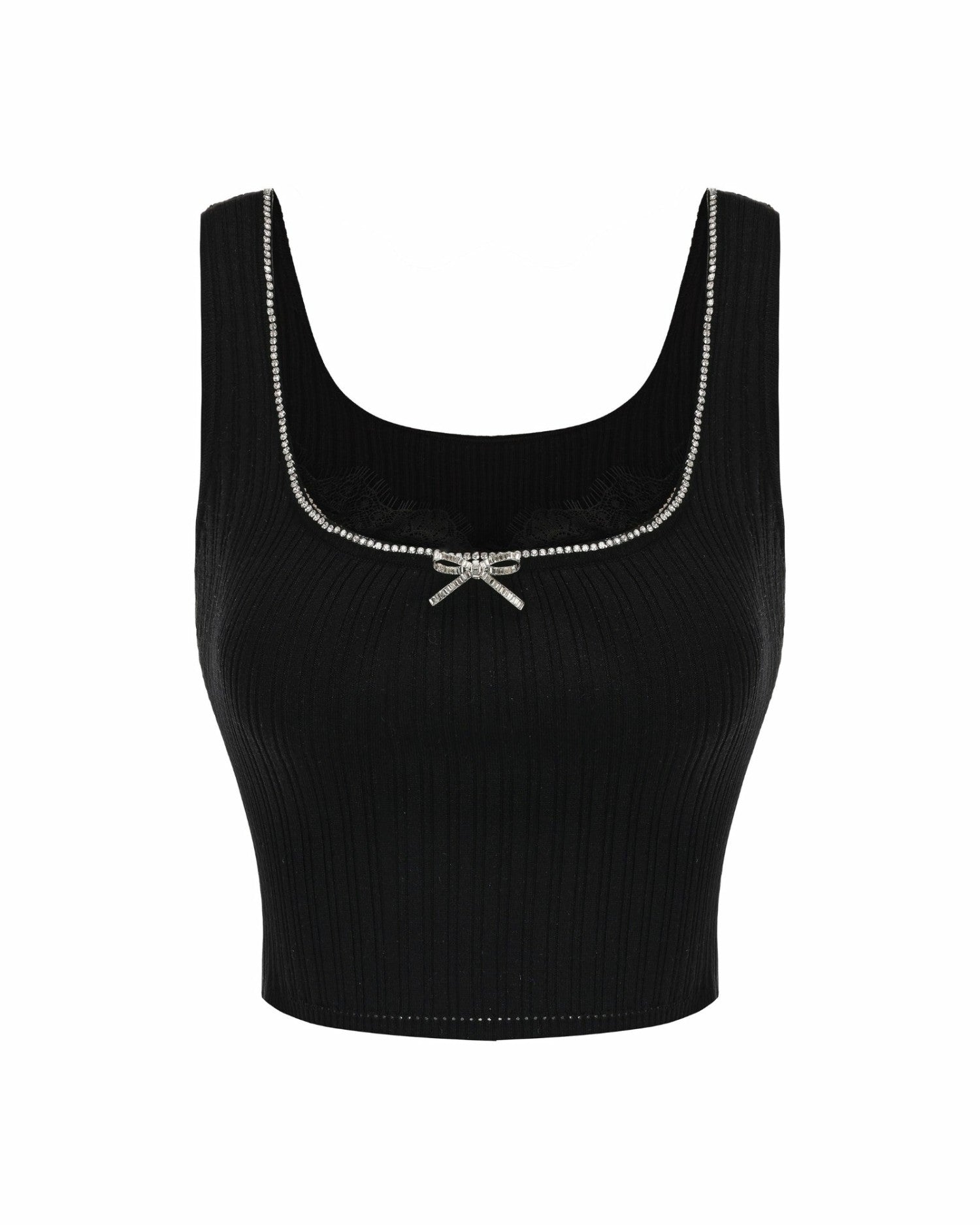 Jenna Top: Black Knit Tank Top for Date Night | Nana Jacqueline