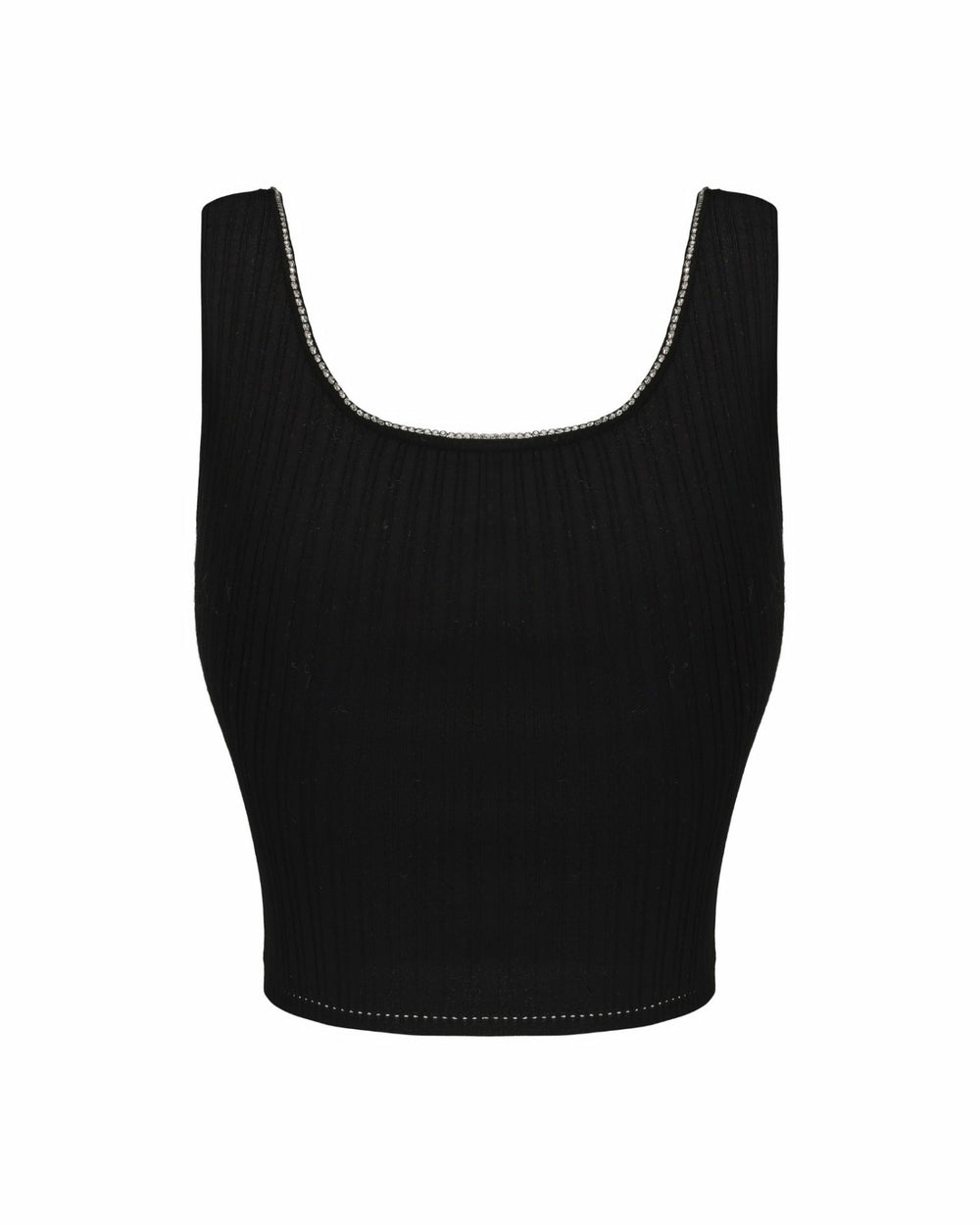 Jenna Top: Black Knit Tank Top for Date Night | Nana Jacqueline