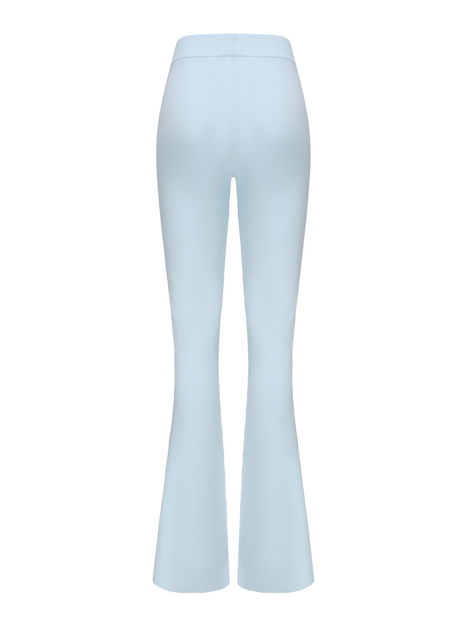 Holly Pants: Blue Knit Pants for Resort Outfit | Nana Jacqueline