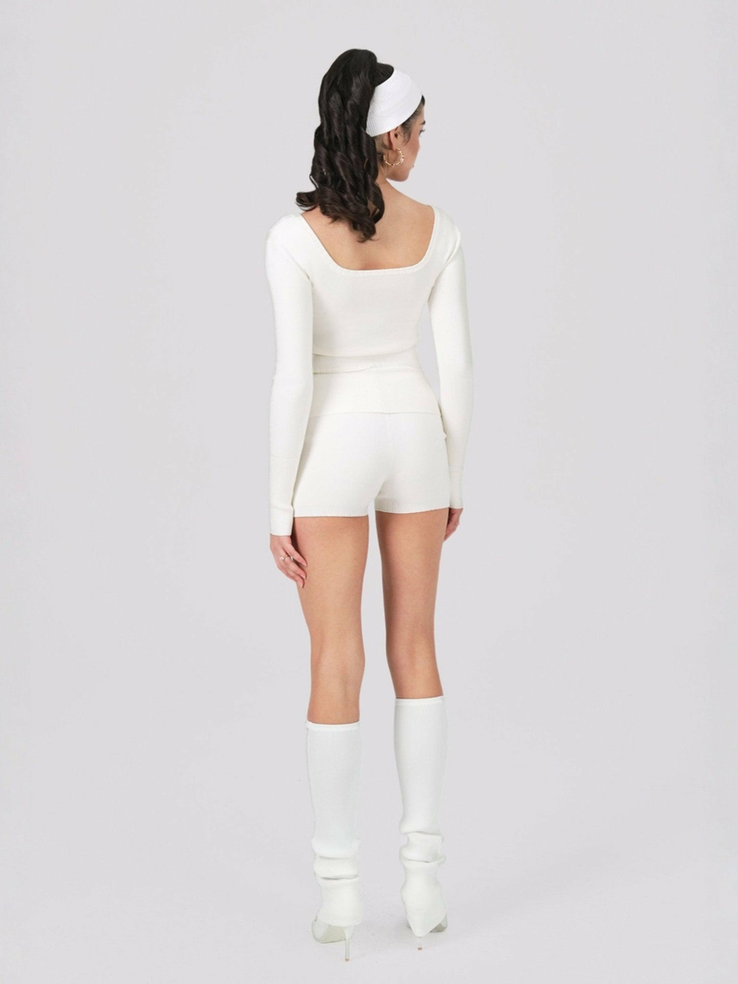 Holly Shorts: White Shorts for Resort Wear | Nana Jacqueline