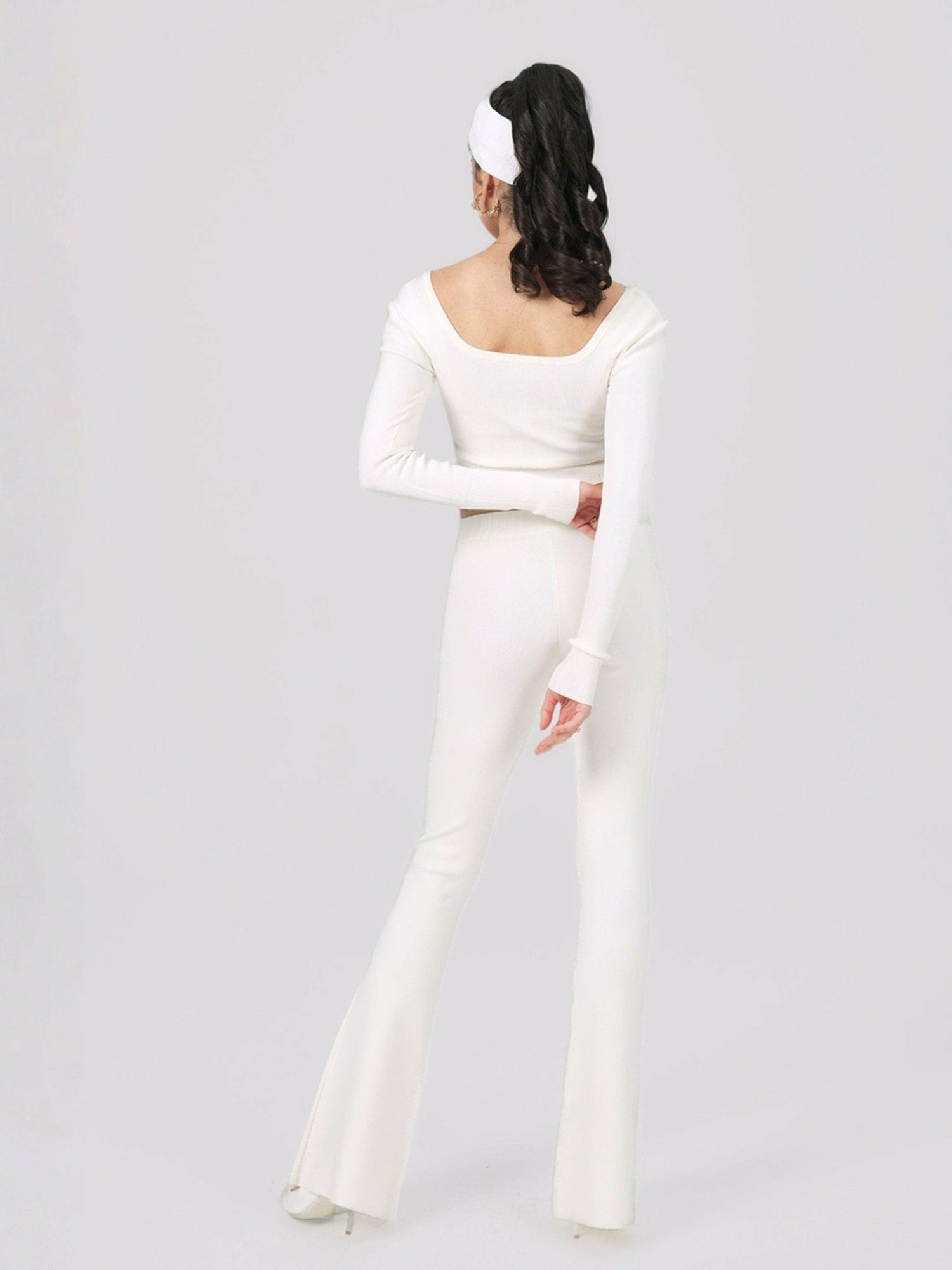 Holly Pants: White Pants for Resort Brunch | Nana Jacqueline