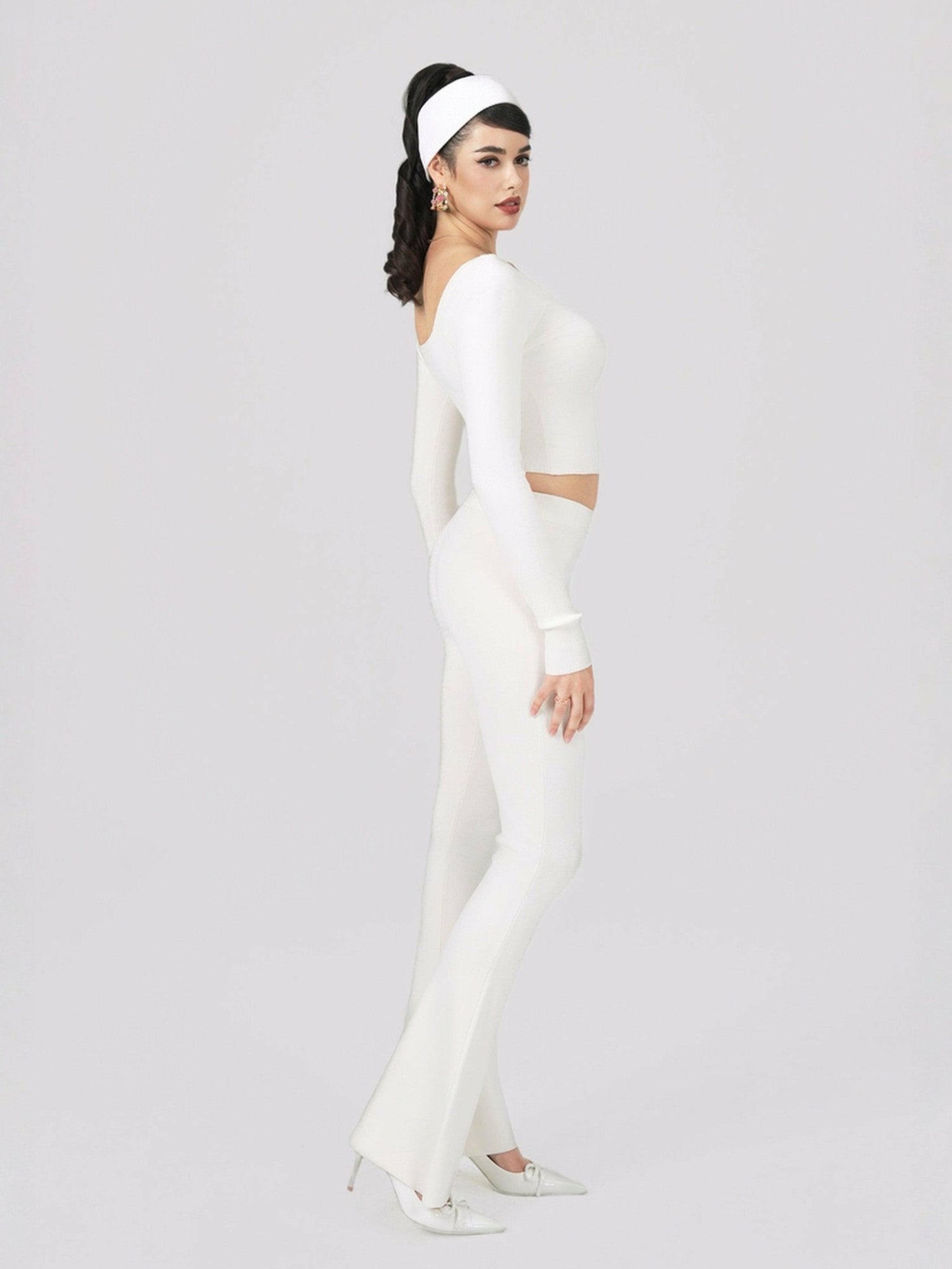 Holly Pants: White Pants for Resort Brunch | Nana Jacqueline