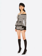 Genevieve Knit Top: Black Knit Top for Brunch | Nana Jacqueline