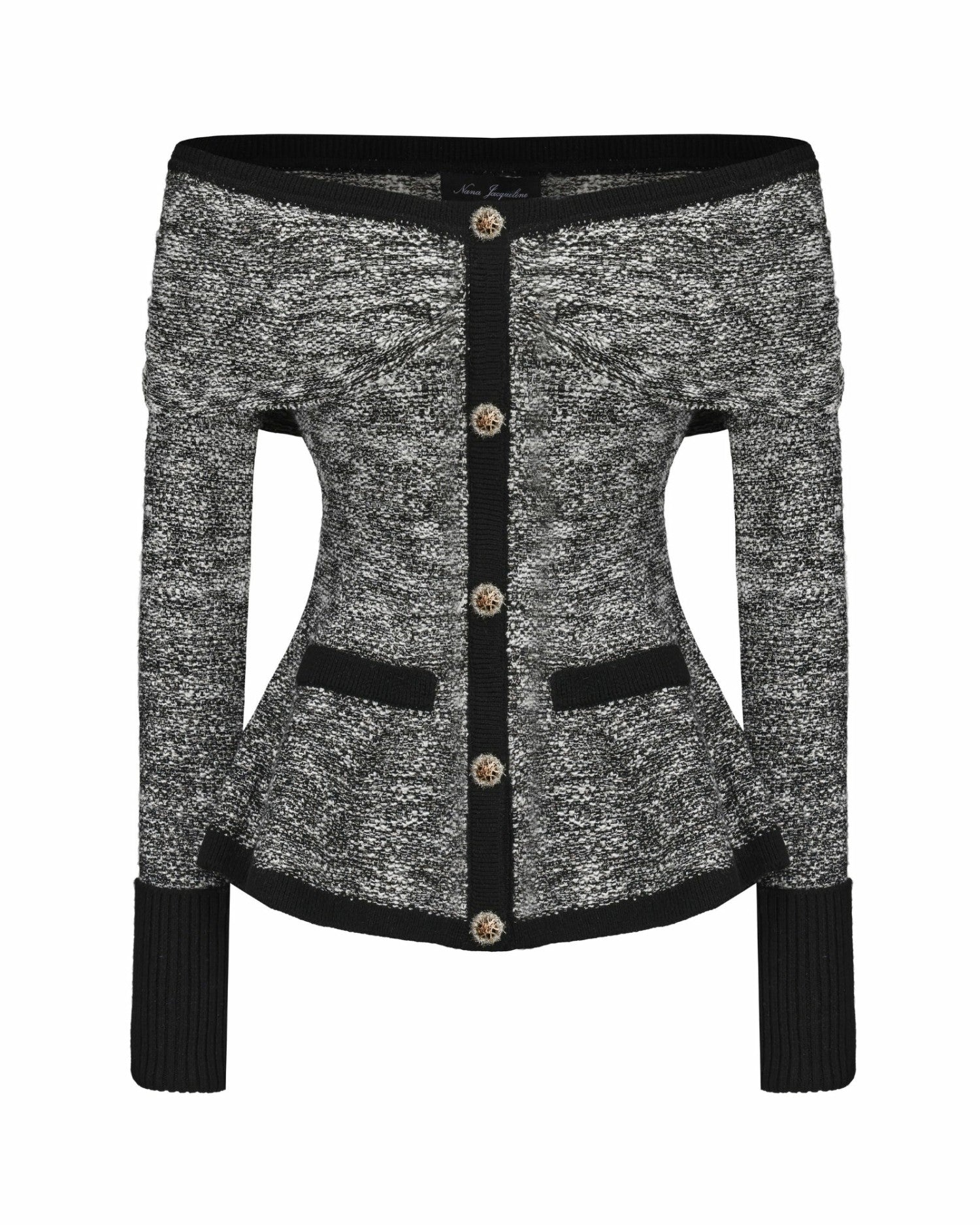 Genevieve Knit Top: Black Knit Top for Brunch | Nana Jacqueline