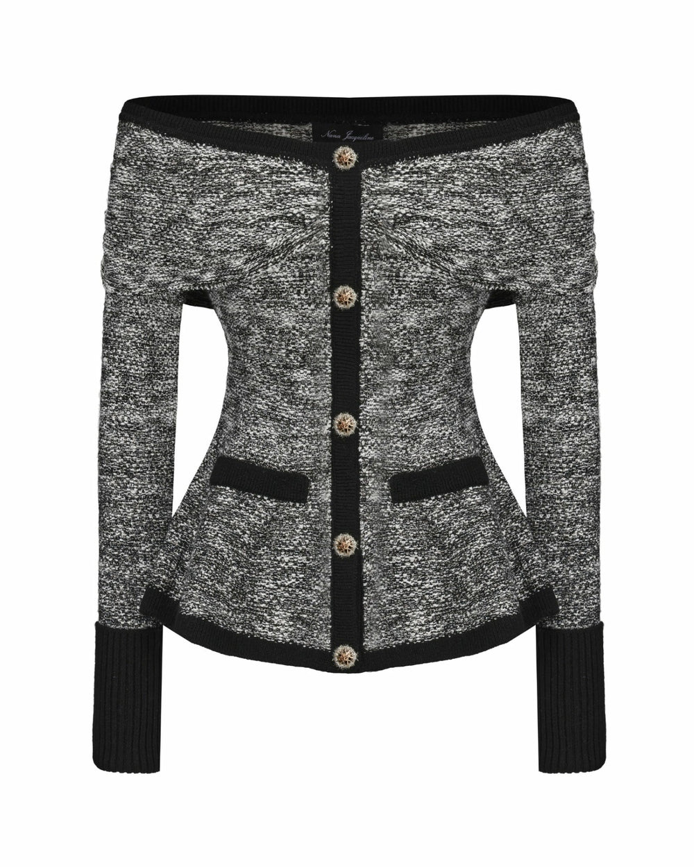 Genevieve Knit Top: Black Knit Top for Brunch | Nana Jacqueline