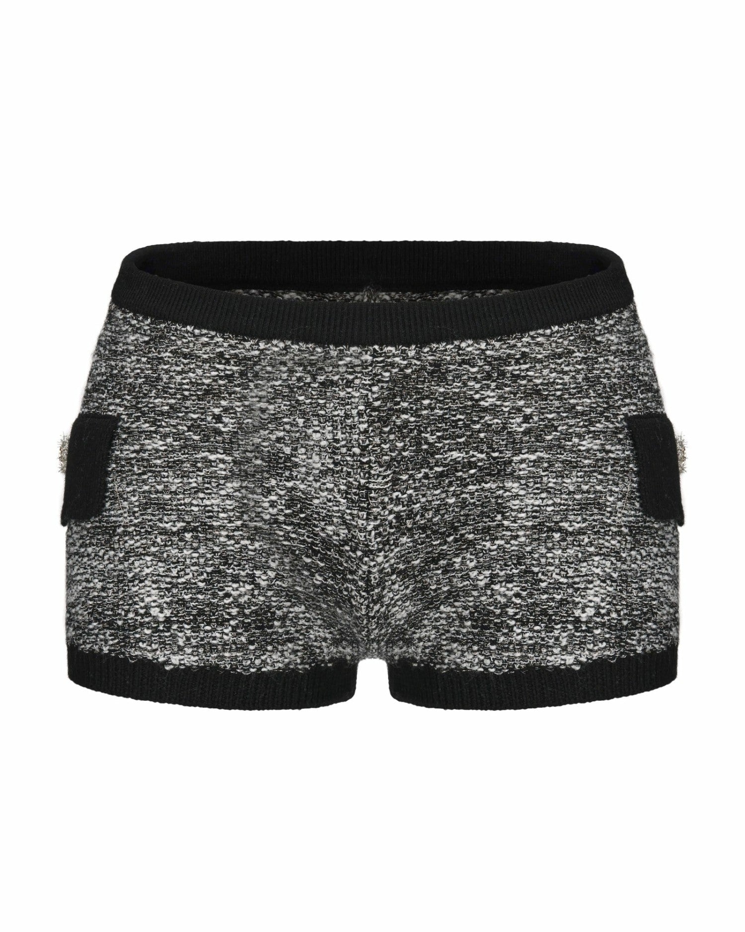 Genevieve Knit Shorts: Black Knit Shorts for Country Club Brunch | Nana Jacqueline