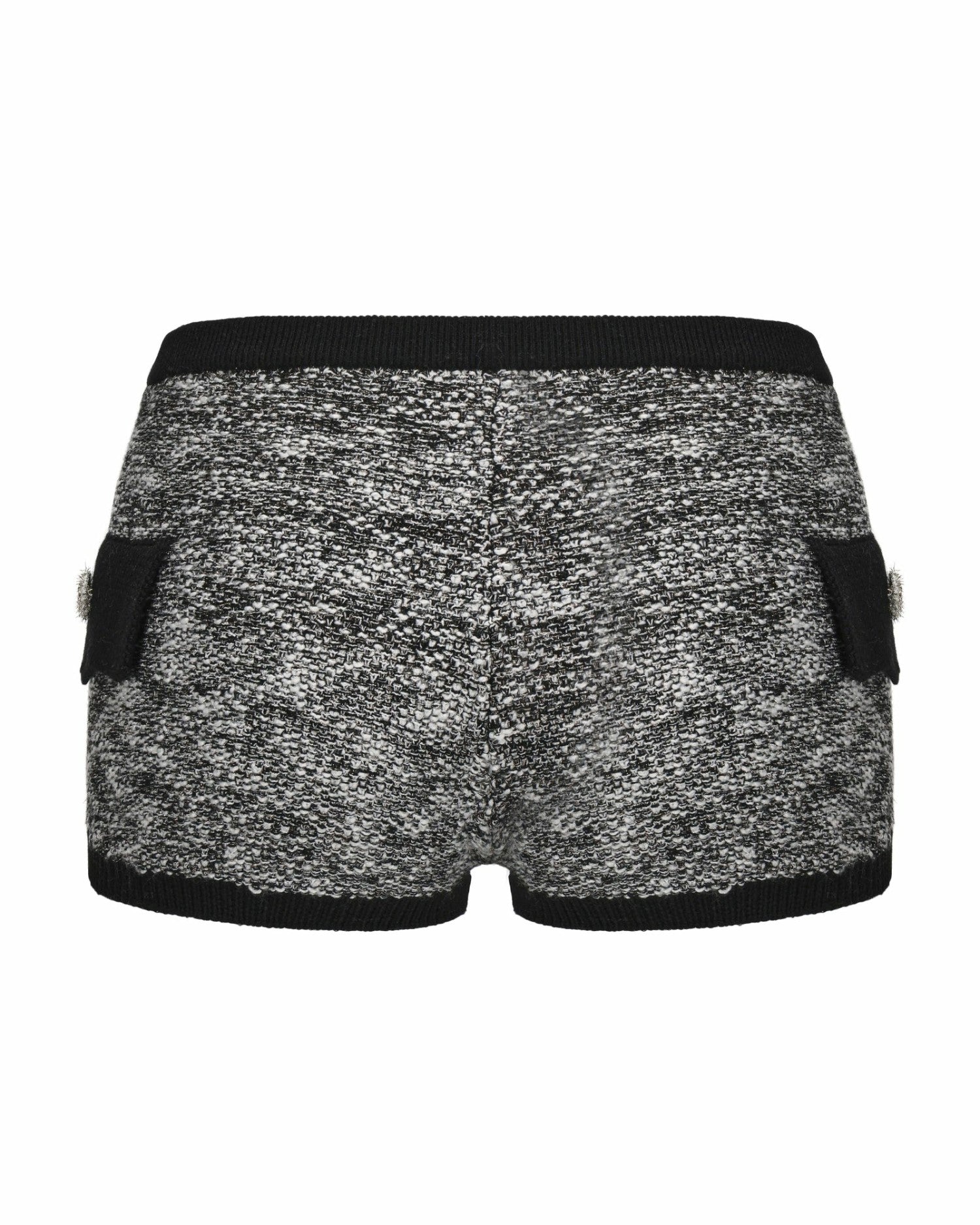 Genevieve Knit Shorts: Black Knit Shorts for Country Club Brunch | Nana Jacqueline