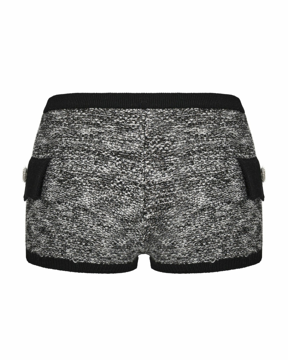 Genevieve Knit Shorts: Black Knit Shorts for Country Club Brunch | Nana Jacqueline