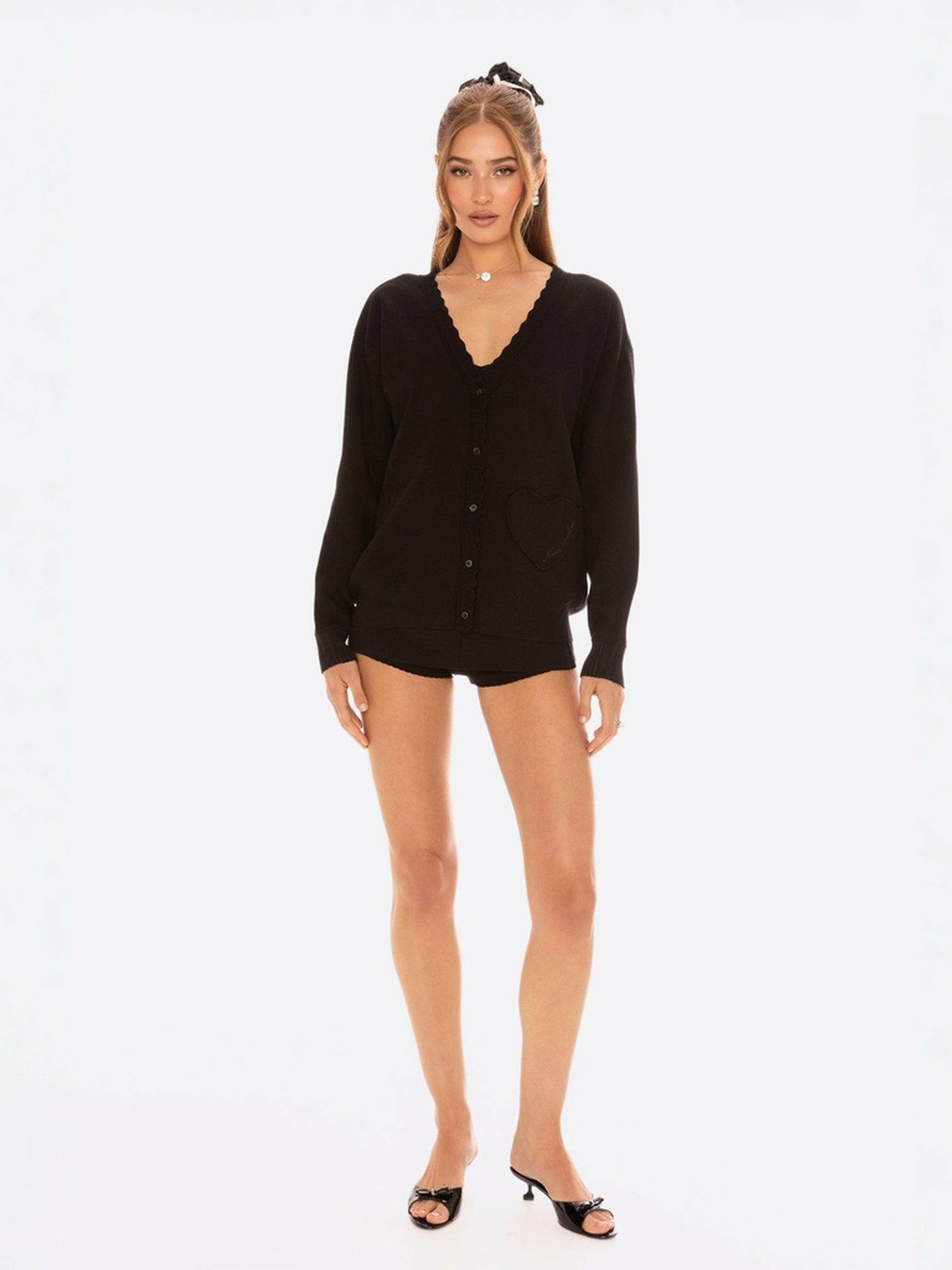 Carrie Cardigan: Black Cardigan for Brunch | Nana Jacqueline