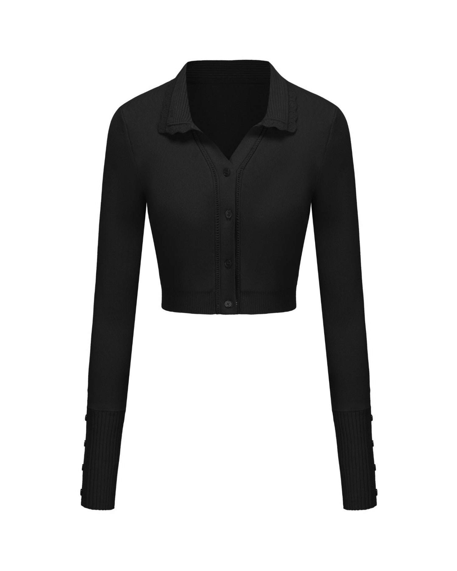 Jenna Cardigan: Black Knit Cardigan for Brunch | Nana Jacqueline